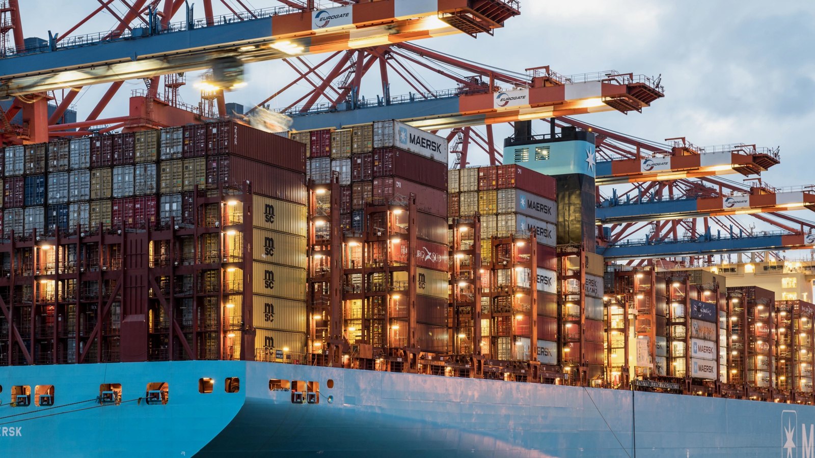 Container ship in port: major exporters are racing to hold on to their share of the Indonesian market. Illustrative photo: Unsplash.